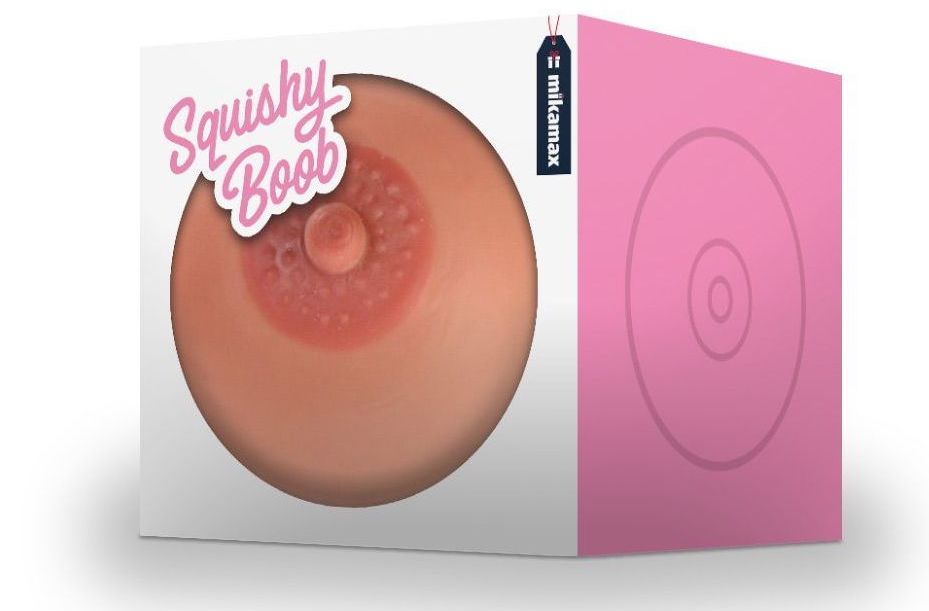 손에 쏙 들어오는 항스트레스 고무 가슴볼 - Squishy BOOB