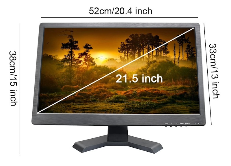 bnc 탑재 카메라용 LCD LED 모니터 vesa 21인치