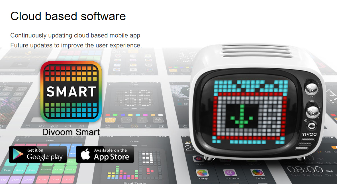 tivoo 스피커 모바일 애플리케이션 클라우드 소프트웨어