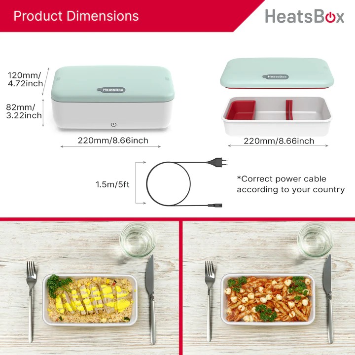 HeatsBox 생활 상자 음식 열 전기 난방 휴대용