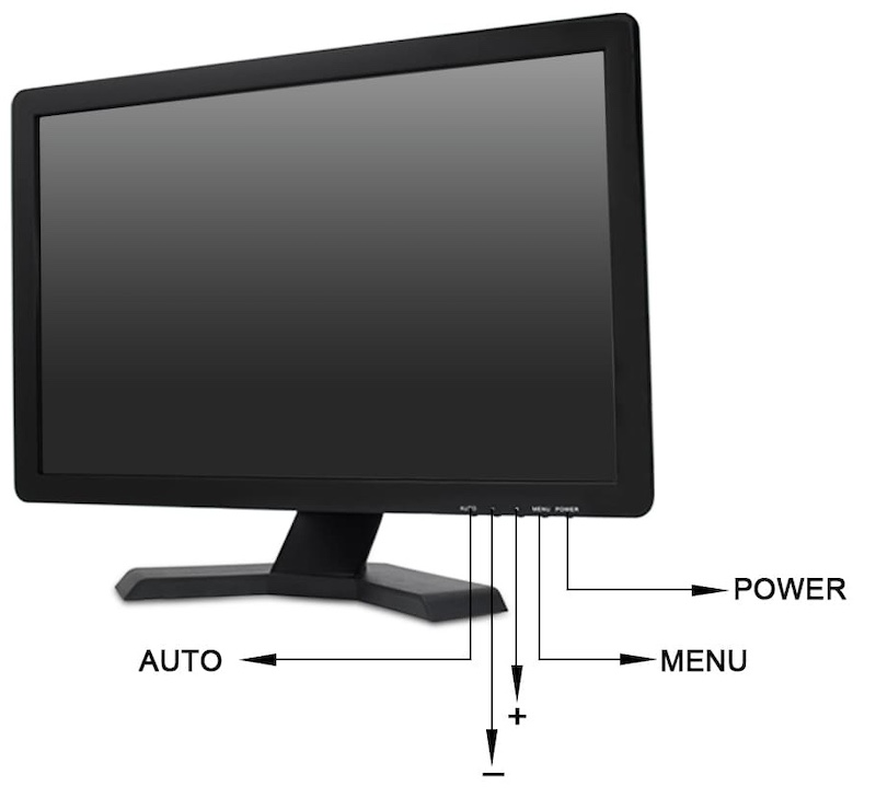 bnc 모니터 19인치 액티브 매트릭스 TFT LCD 모니터