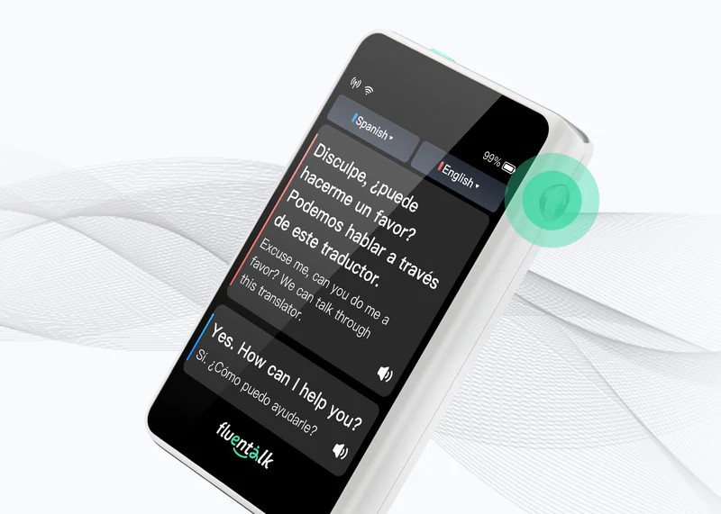 여행 번역기 fluentalk T1 mini - 버튼 하나로 번역
